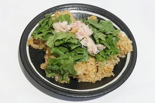 カニチャーハン チャーハン,レストラン,ごはんの写真素材