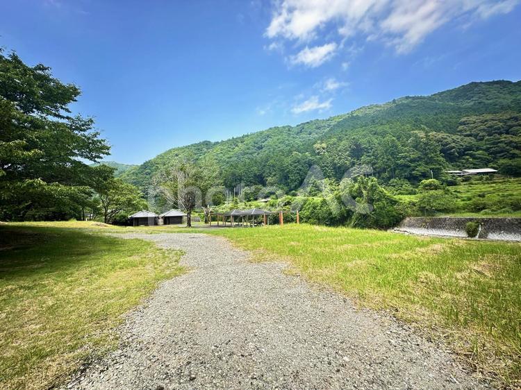 故郷　里山　田舎の山 風景,自然,景色の写真素材