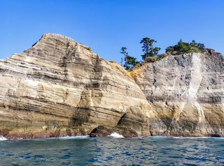 西伊豆　堂ヶ島マリン 遊覧船からの眺め 堂ヶ島,遊覧船,観光船の写真素材