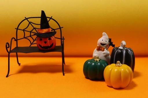 黄色系の背景のハロウィン画像 5 黄色系の背景のハロウィン画像 5 ハロウィン,ハロウィーン,かぼちゃの写真素材