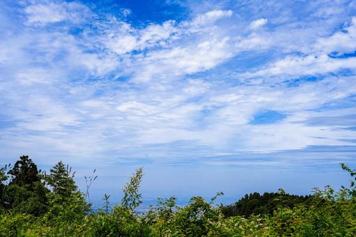 金剛山の青空 金剛山の青空の写真