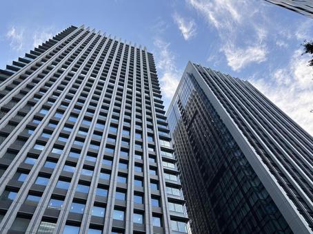 大手町のビル群 大手町のビル群の写真