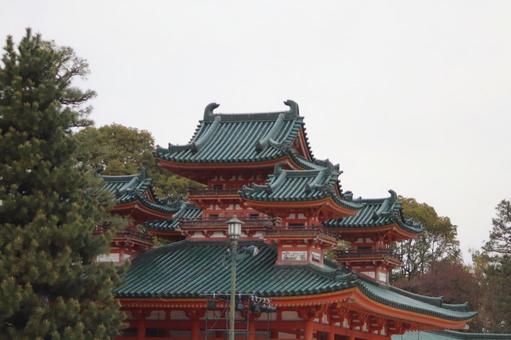 平安神宮 平安神宮 景観,施設,京都の写真素材
