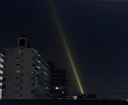 暗闇のビーム 暗闇のビームの写真