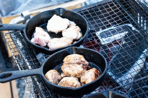 BBQ（バーベキュー） bbq,海鮮,焼肉の写真素材