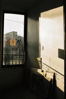 レトロな写真 レトロな写真 レトロ,夕方,屋内の写真素材