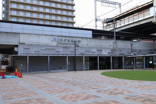 JR河内永和駅　駅舎外観　鉄道駅・電車 jr河内永和駅,河内永和駅,永和駅の写真素材