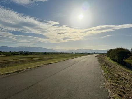 福井県の農業地区 エコ,農場,畑の写真素材