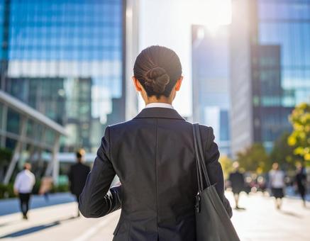 ビジネス希望後ろ姿 ビジネス希望後ろ姿の写真
