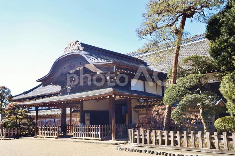 川越城本丸御殿 川越,歴史的建造物,本丸御殿の写真素材