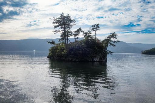 十和田湖の湖畔風景 十和田湖の湖畔風景 十和田湖,湖,青森県の写真素材