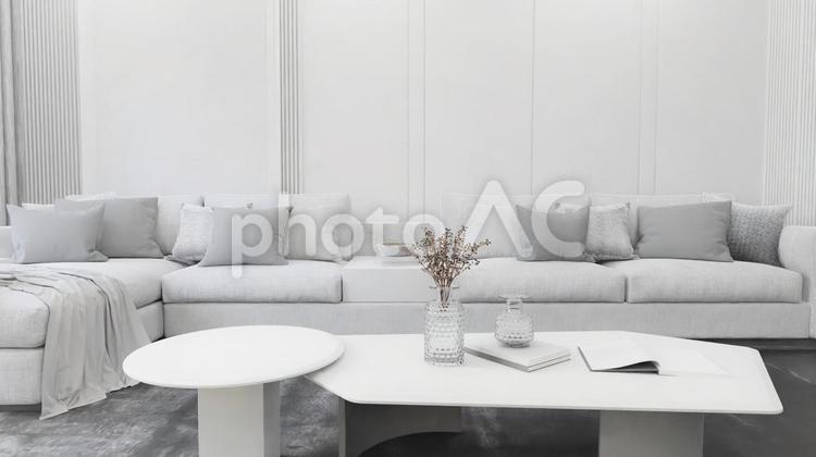 ブログやホームページ用インテリアイメージ ブログ,ソファ,cgの写真素材