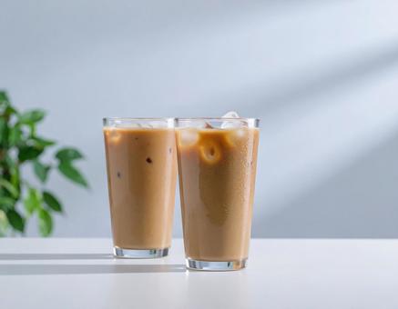 アイスカフェオレ アイスカフェオレの写真