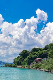 海岸沿いから眺める景色 海岸沿いから眺める景色の写真