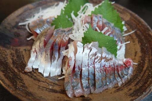 アジのお刺身(アップ) アジのお刺身(アップ) 刺身,ひかりもの,鰺の写真素材