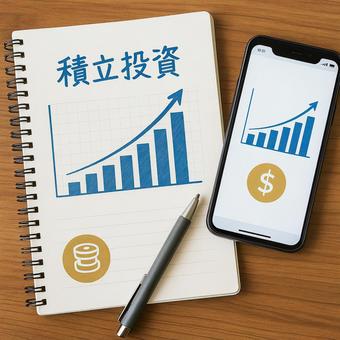 積立投資の成長イメージ 積立投資の成長イメージの写真