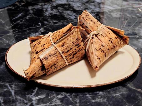 ちまき　② ちまき,蒸し料理,もち米の写真素材