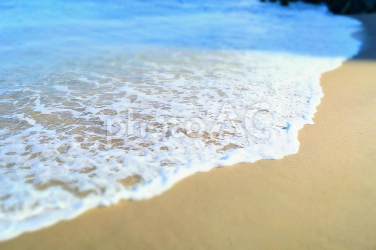 波打ち際の景色 海,波打ち際,景色の写真素材