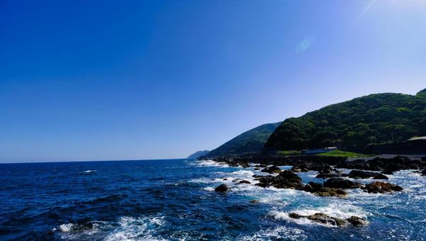 高知県室戸市の海岸 高知県室戸市の海岸の写真
