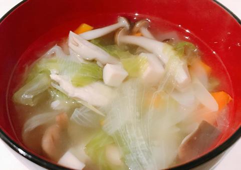 きのこ野菜スープ きのこスープ,野菜スープ,野菜の写真素材