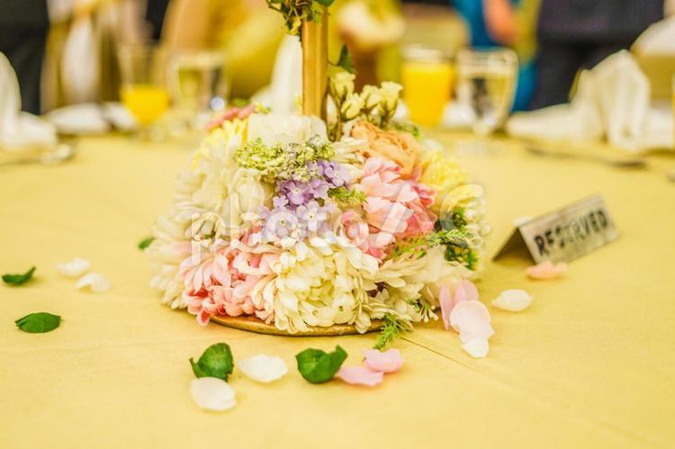 スリランカの結婚式のイメージ スリランカ,結婚式,テーブルの写真素材