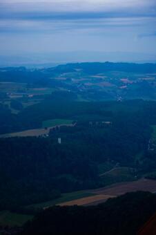 ユートリベルクからの田園 田園,畑,村の写真素材