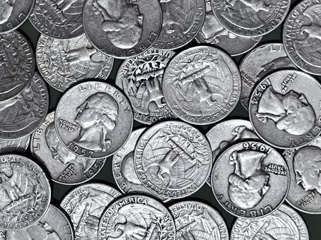 $25㌣硬貨 $25㌣硬貨 25㌣硬貨,ドル,アメリカの写真素材