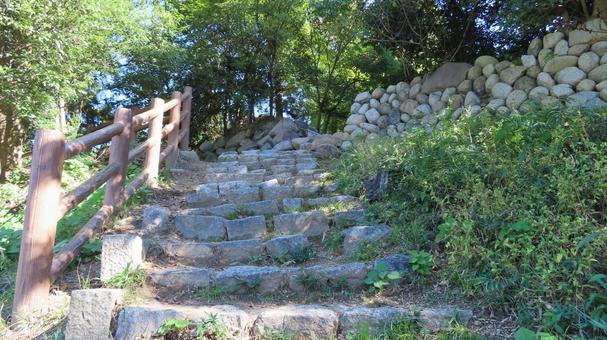 神戸城　城跡の風景 神戸城,織田信孝,神戸氏の写真素材