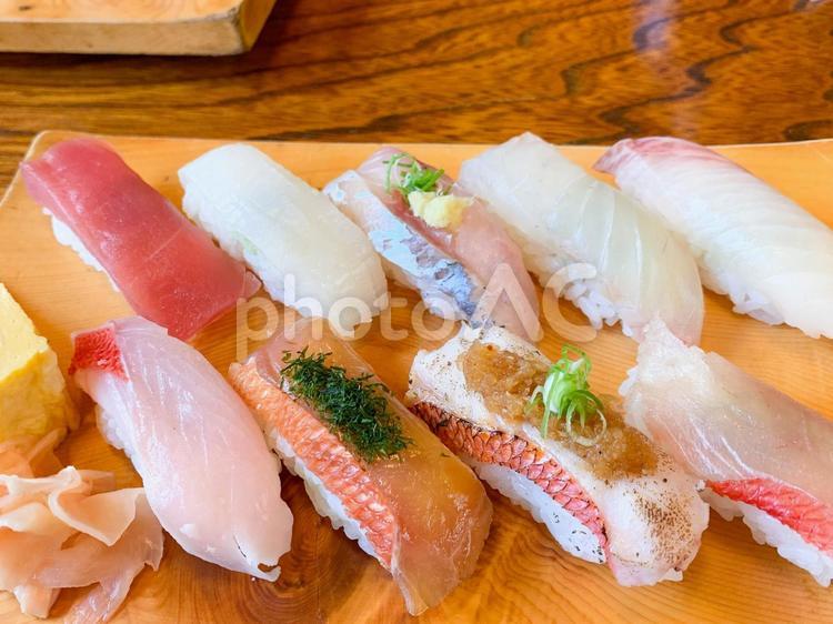 金目鯛の握り寿司 金目鯛,握り寿司,鮨の写真素材