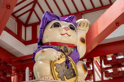 大須まねき猫 大須まねき猫,大須商店街ふれあい広場,まねき猫の写真素材
