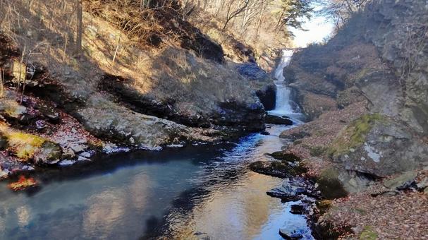 Photo, waterfall, natural, landscape, 