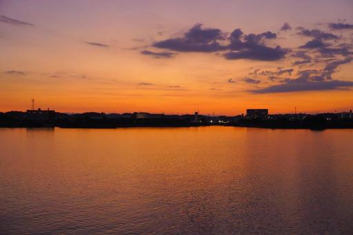 Photo, sunset, sunset sky, evening landscape, 