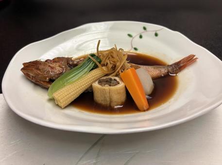 魚の煮付け 魚の煮付け 料理,和食,日本食の写真素材