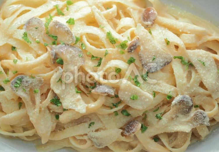 おいしそうなきのことチーズのパスタ画像 きのこパスタ,チーズパスタ,きのこの写真素材