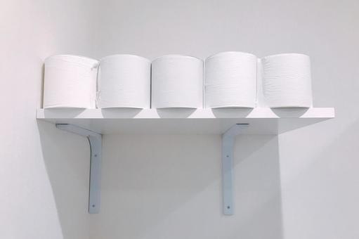Photo, toilet paper, shelf, interior, 