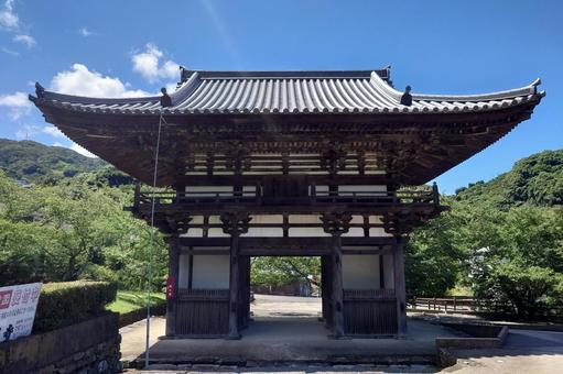 和歌山県-長保寺-国宝-大門-境内側 和歌山県-長保寺-国宝-大門-境内側の写真