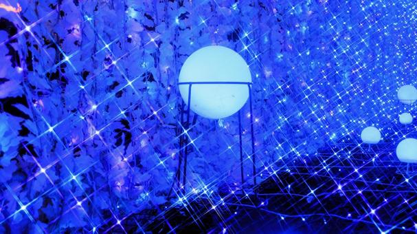 御殿場高原時之栖のイルミネーション イルミネーション,夜景,ライトアップの写真素材