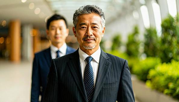 日本人ビジネスマンのポートレート 日本人ビジネスマンのポートレートの写真