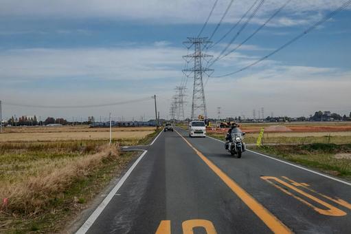 埼玉県ドライブ 埼玉県ドライブ ドライブ,車窓,埼玉県の写真素材