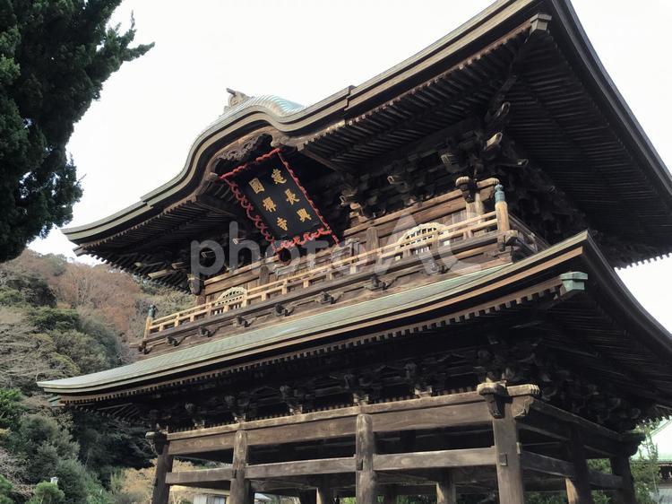鎌倉・建長寺の門 鎌倉,寺院,仏閣の写真素材
