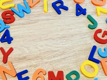 アルファベット・ナンバーの枠/フレーム アルファベット,英語,英字の写真素材