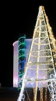 ゆりの里公園イルミネーションの写真