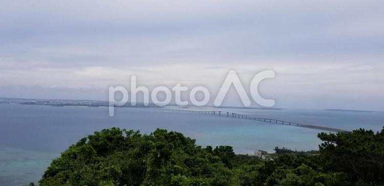 宮古島　伊良部大橋 伊良部大橋,橋,宮古島の写真素材