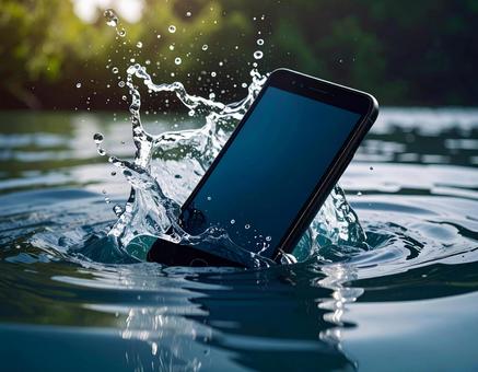 スマホ 水面 スマホ 水面の写真