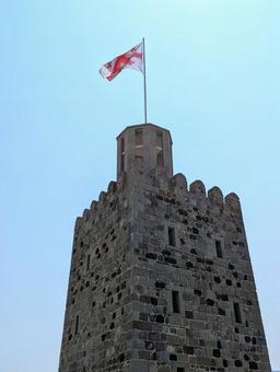 ラバティ城の城塞 城塞,ラバティ城,ロミザ城の写真素材
