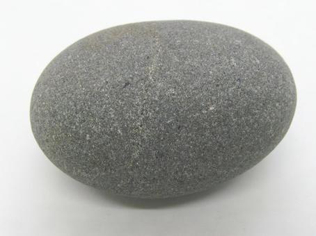 楕円の石の写真