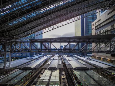 【大阪府】大阪市・大阪駅 大阪駅,駅ビル,梅田の写真素材