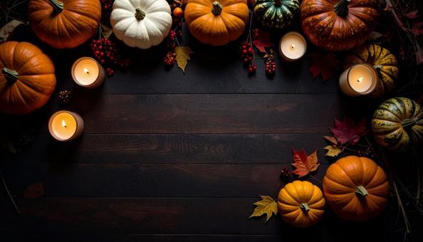 秋のフレームの写真