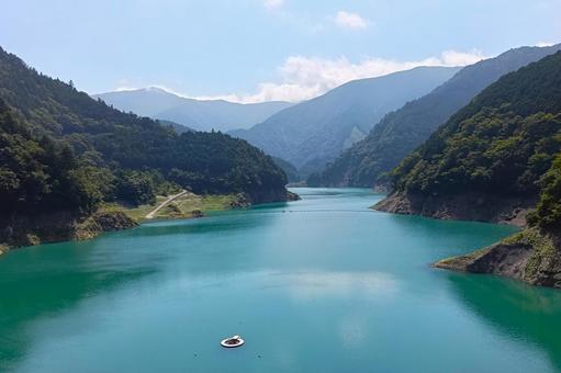 長島ダム 長島ダム ダム,自然,大井川の写真素材