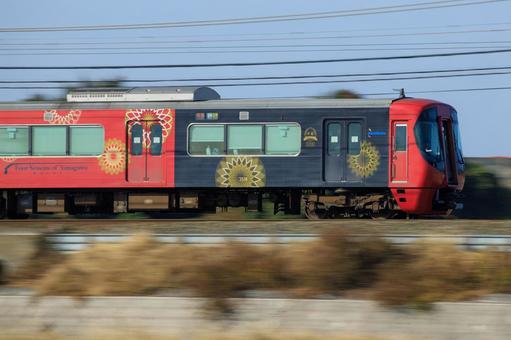 西鉄(西日本鉄道)3000形電車「水都」 西鉄(西日本鉄道)3000形電車「水都」 西鉄,3000形,西日本鉄道の写真素材